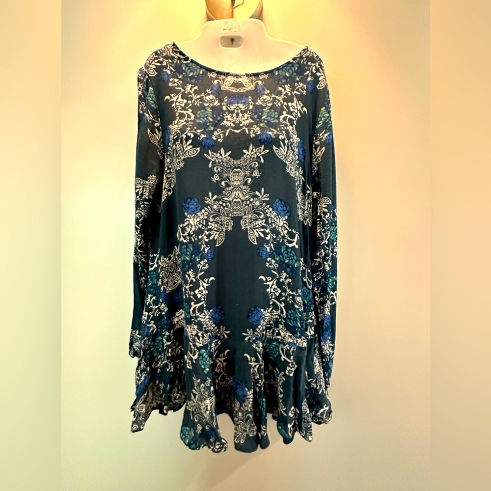 Free People floral Smooth Talker Tunic dress/top